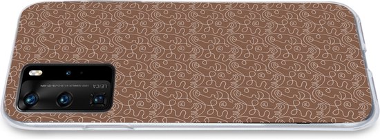 Coque Huawei P40 Pro - Visage - Motifs - Abstrait - Coque de téléphone en Siliconen