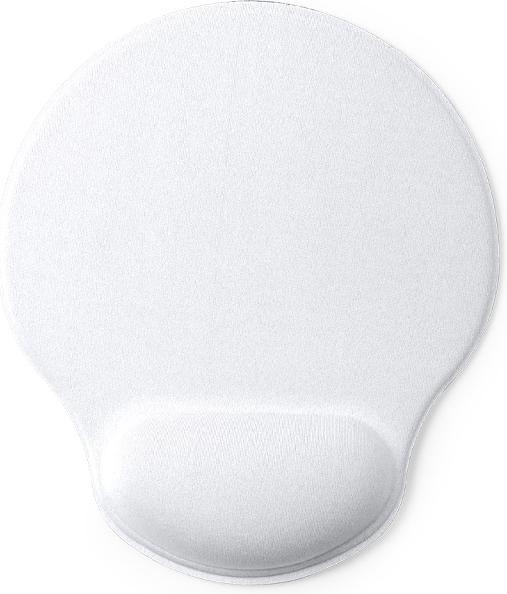 Muismat met polssteun - mousepad - muis mat - ergonomisch - gaming - kantoor - wit