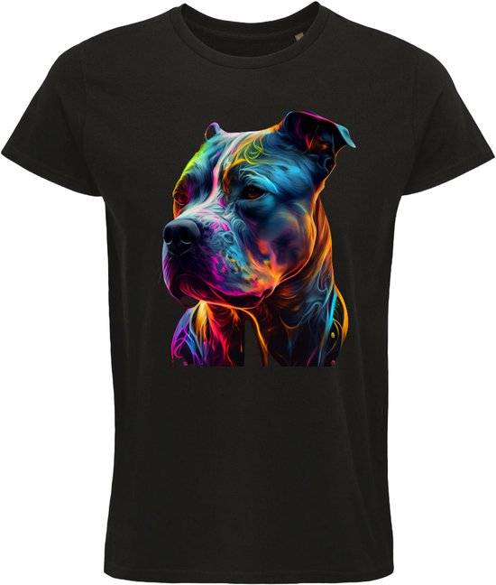 T-shirt Stafford-Kleuren hond-Voor een dierenvriend-Maat S