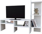 TV meubel Jevnaker 137x30x100 cm wit
