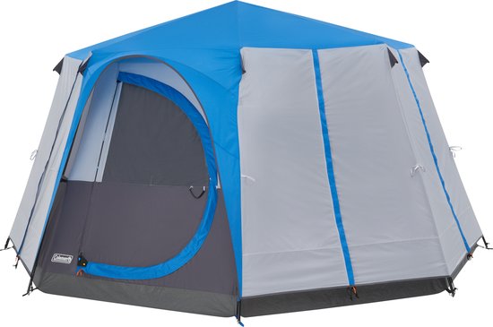Coleman Cortes Octagon 8 persoons familietent - blauw