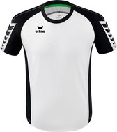 Erima Six Wings Shirt Korte Mouw Heren - Wit / Zwart | Maat: L