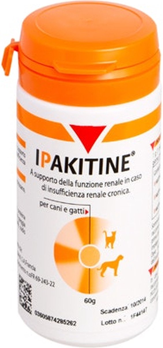 Ipakitine - 60 g - Aanvullend diervoeder ter ondersteuning van de nierfunctie bij honden en katten - vetoquinol