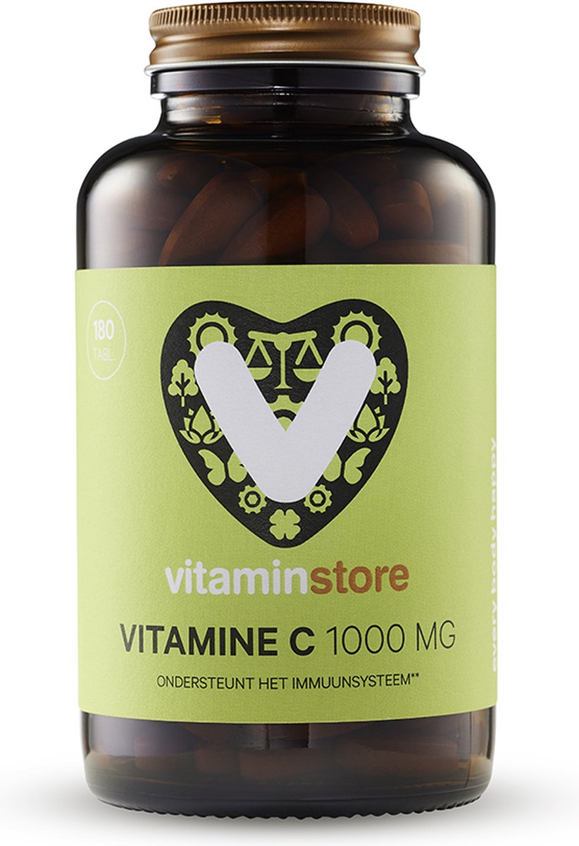 Vitaminstore - Vitamine C1000 mg - 180 tabletten