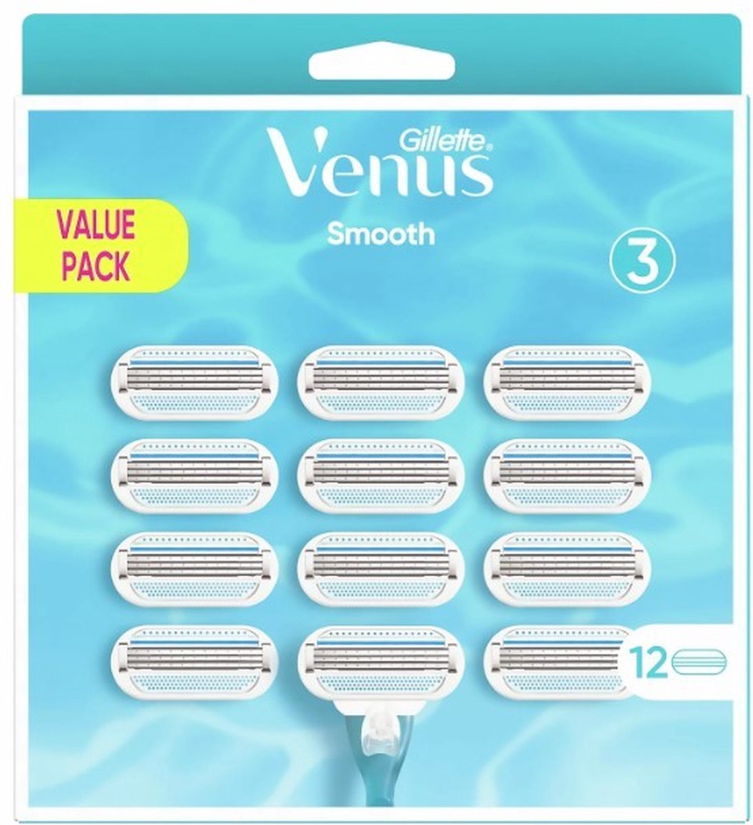 Gillette Venus Smooth Scheermesjes Voor Vrouwen - 12 Navulmesjes