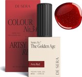 De Sera Gellak - Glitter Rode Gel Nagellak - Rood - 10ML - Colour No. 34 Artsy Red