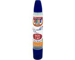 Collall Lijmpen - Kinderlijm - Waterbasis - Lijmstift - Duo-dop - 30ml