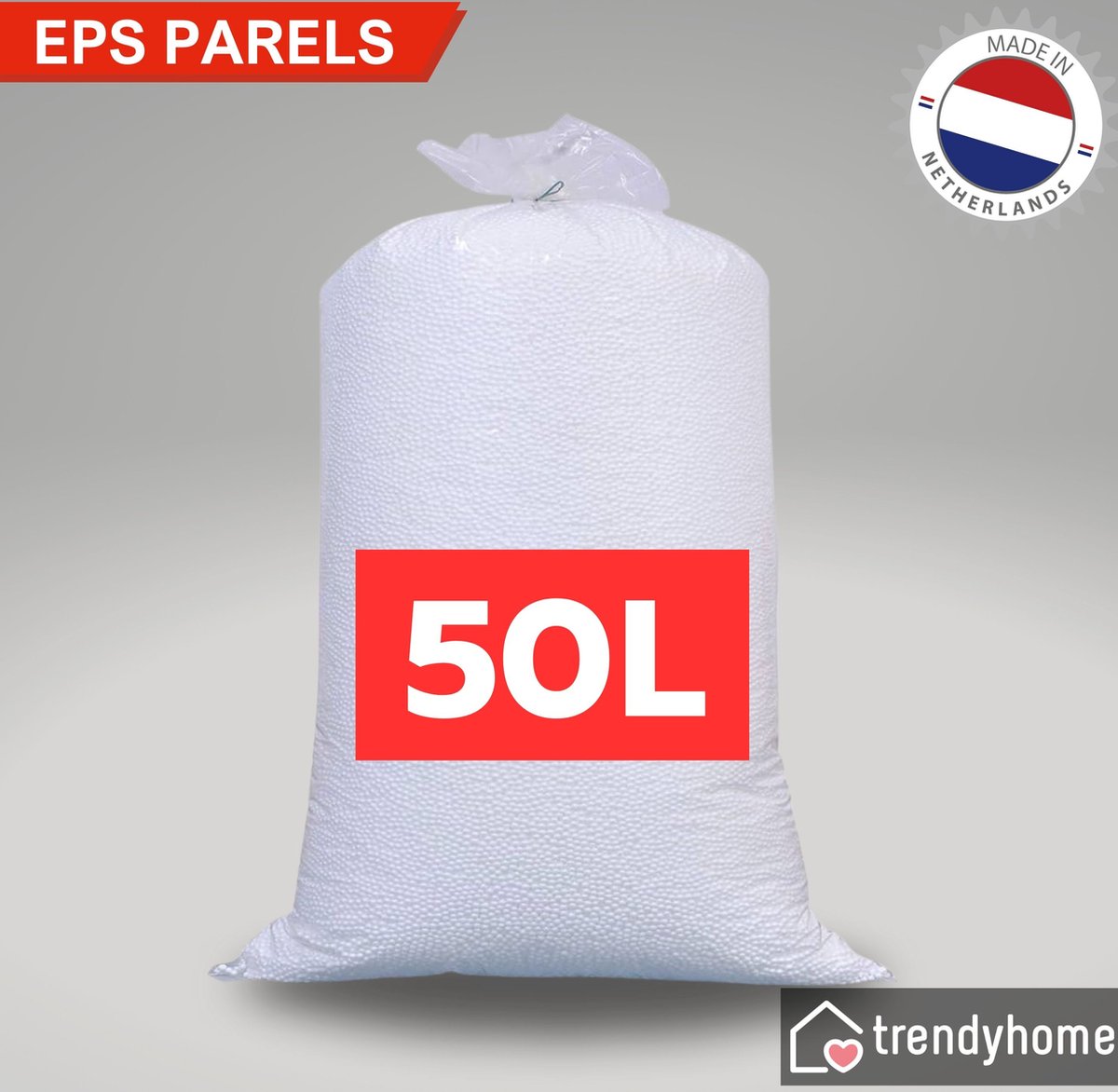 Originele EPS Vulling 50 Liter voor zitzak (navulling), Premium kwaliteit van 30 tot 1200Liter