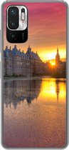 Geschikt voor Xiaomi Redmi Note 10 5G hoesje - Het Binnenhof in Den Haag - Siliconen Telefoonhoesje