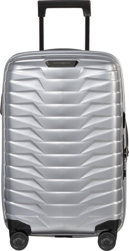 Samsonite Reiskoffer - Proxis Spinner 55/35 handbagage (4wielen) uitbreidbaar - Silver - 2.2 kg
