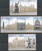 Bpost - 5 postzegels tarief 1 - Verzending België - Grote markt van Doornik