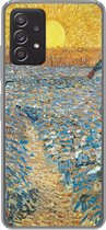Geschikt voor Samsung galaxy a73 hoesje - De zaaier - Vincent van Gogh - Siliconen Telefoonhoesje