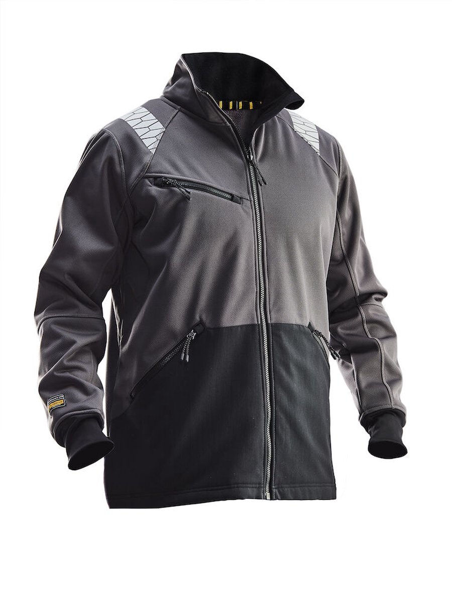 Jobman 1191 Jacket Windblocker 65119173 Donkergrijs Zwart