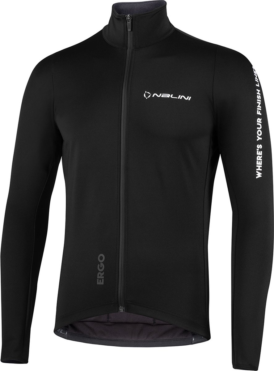 Nalini - Heren - Fietsjack winter - Winddicht Warm Wielrenjack - Zwart - NEW CARENA JKT - M