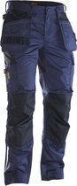 Jobman 2326 Craftsman Trousers Stretch 65232620 - Navy/Zwart - D112