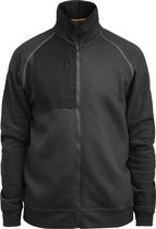 Jobman 5141 Sweatshirt Full-Zip 65514195 - Zwart - XXL