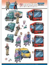 Bus Driver - Big Guys Professions- 3D Push Out