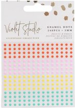 Violet Studio - Essential Collection - Enamel Dots - Brights - 240 stuks