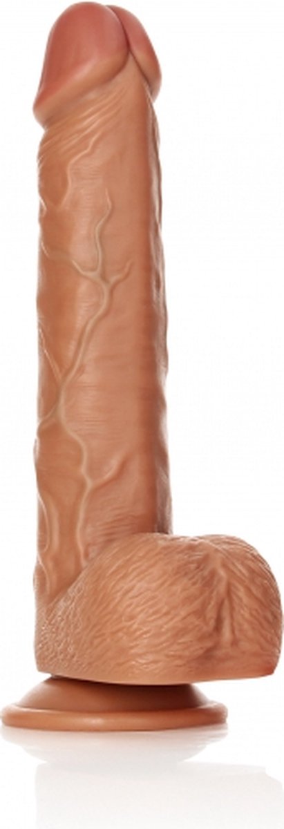 Goedkoopste Straight Realistic Dildo with Balls and Suction Cup - 10 / 25,5 cm