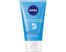 NIVEA Essentials Verfrissende Reinigingsgel Normale Huid - Gezichtsreiniger - Met Vitamine C & E -…