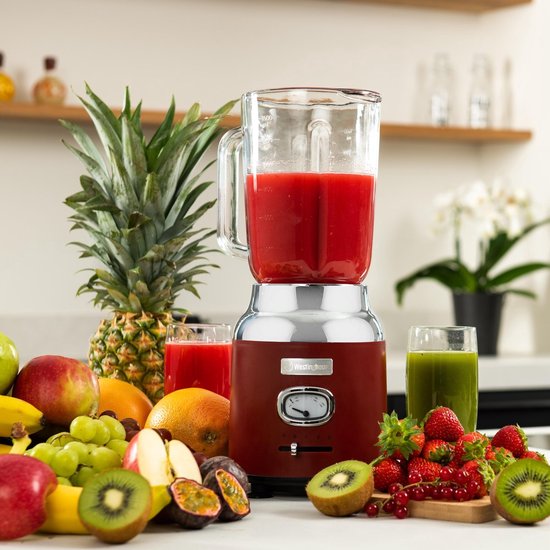 Westinghouse - Retro - Handmixer + Staafmixer + Blender - Rood van Westin — afbeelding 4