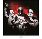 Kunstdruk Star Wars: the Last Jedi Stormtrooper Team 40x40cm