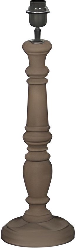 Stoere houten lampenvoet Miami Umber van By Mooss - 50 cm