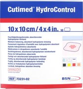 Essity Cutimed HydroControl 10 Vochtregulerende Verbanden met Absorberend Hydropolymeer 10 cm x 10 cm