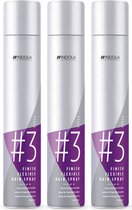 Indola Finish Flexible Hairspray - 3x500ml
