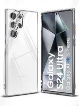 Coque transparente adaptée pour Samsung Galaxy S24 Ultra - Coque arrière pour téléphone