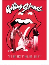 Pyramid Poster - The Rolling Stones Its Only Rock Roll - 40 X 30 Cm - Multicolor