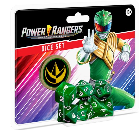Power Rangers RPG: Black Dice Set – In Demand Toys