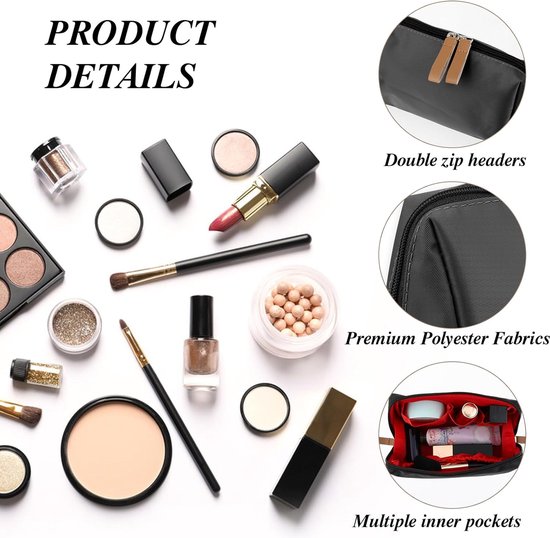 Zyghjort Mini make-up tas, 4 stuks linnen bloemen kleine make-up tas voor portemonnee draagbaar klein ritszakje schattige stof mini cosmetische tassen voor vrouwen meisjes thuis reizen lippenstift