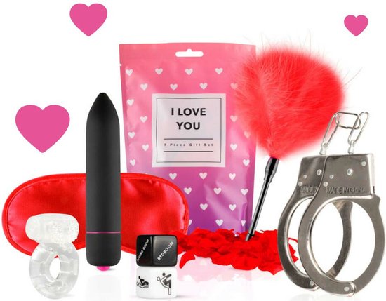Loveboxxx - I Love You - Erotisch Cadeauset voor Haar - Erotisch Cadeauset voor Hem - Geschenkset