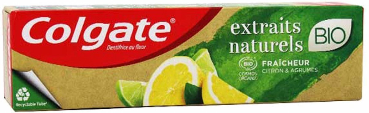 Goedkoopste Colgate Tandpasta Natuurlijke Extracten Citroen & Citrus Biologisch 75 ml