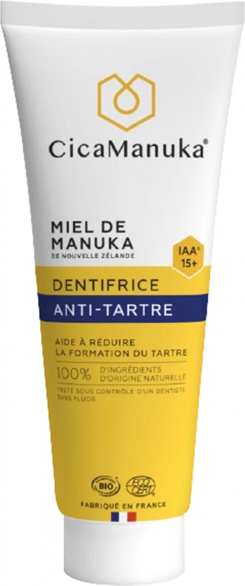 CicaManuka Biologische IAA15+ Manuka Honing Anti Tandsteen Tandpasta 75 ml