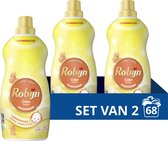 Robijn Klein & Krachtig Collections Vloeibaar Wasmiddel - Color Zwitsal - 82% biologisch afbreekbare ingrediënten - 2 x 34 wasbeurten