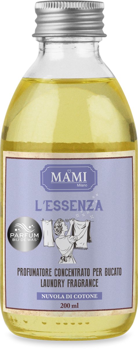 Mami Milano® Wasparfum Nuvola di Cotone - Proefpakket - 200 ML - Parfum bij de Was