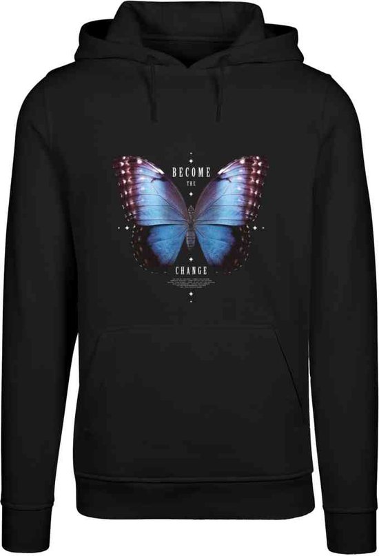 Mister Tee - Become The Change Butterfly Hoodie/trui - 4XL - Zwart