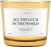 All the luck (in the world) geurkaars 600 gram Gold