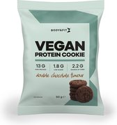 Body&Fit Vegan Protein Cookies - Double Chocolate - Eiwitsnack - (12x50 gram)