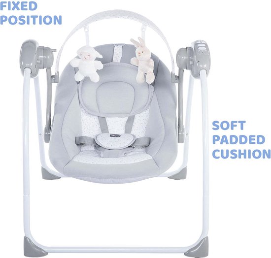 Chicco Swing Relax & Play Cool Gray van Chicco — afbeelding 3