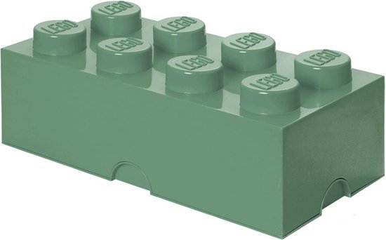 Groene LEGO opbergdoos Brick 8.
