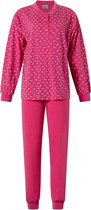 Lunatex - Dames Pyjama - Roze -Tulp - Katoen - Maat XL