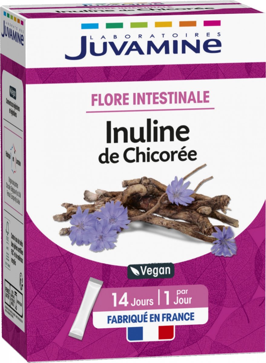 Goedkoopste Juvamine Darmflora Cichorei Inuline 14 Sticks