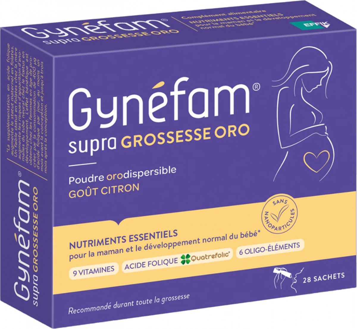 Goedkoopste Effik Gynéfam Supra Grossesse Oro 28 Zakjes