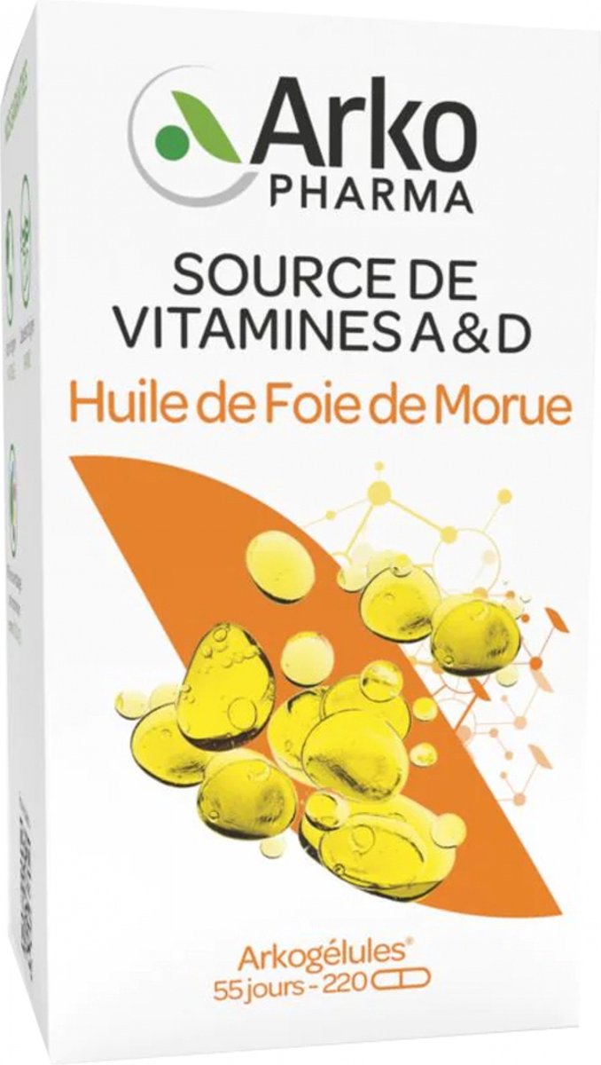Goedkoopste Arkopharma Arkogélules Levertraan 220 Capsules