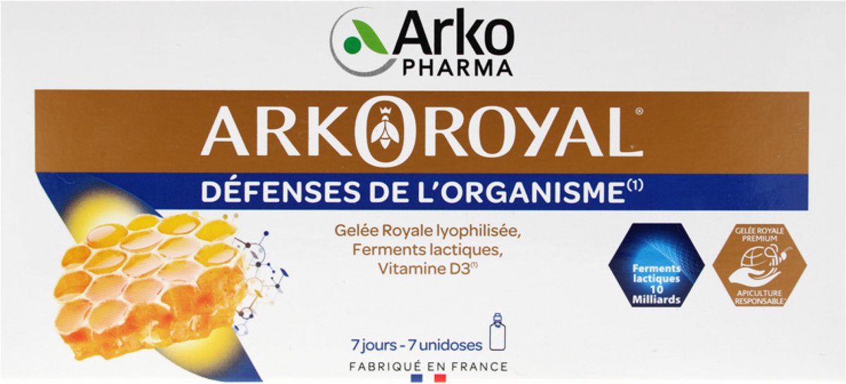 Goedkoopste Arkoroyal Probiot. Volw Ruche Royale Dosis 7x7,5ml