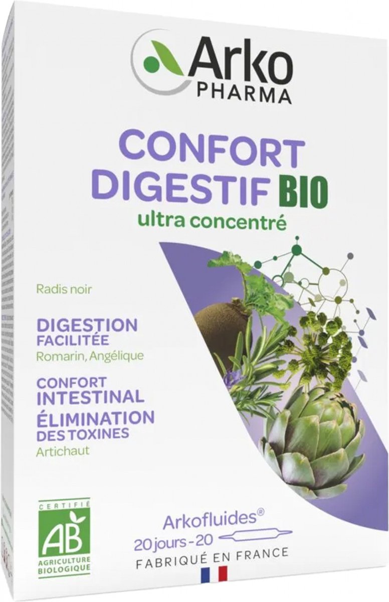 Goedkoopste Arkopharma Arkofluides Confort Digestif Bio 20 Ampullen