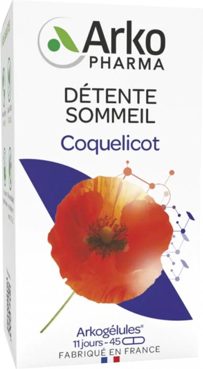 Goedkoopste Arkopharma Arkogélules Coquelicot 45 Gélules